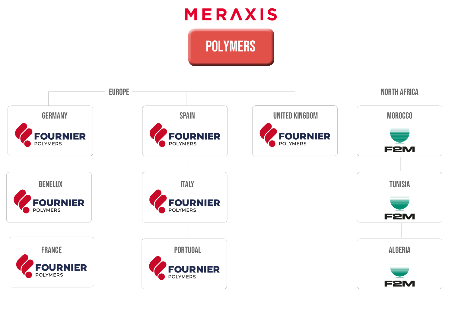 Fournier Polymers Organisational chart